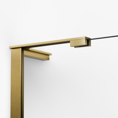 Dušo sienelė New Trendy Nesta Gold Brushed, pasirenkami dydžiai 1 Dušo sienelė New Trendy Nesta Gold Brushed, pasirenkami dydžiai 1