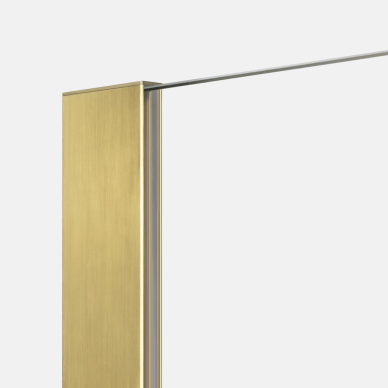 Dušo sienelė New Trendy Nesta Gold Brushed, pasirenkami dydžiai 2