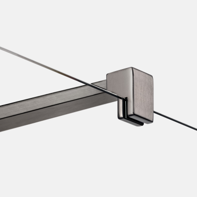 Dušo sienelė New Trendy Nesta Gunmetal Brushed, pasirenkami dydžiai 1