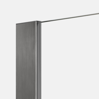 Dušo sienelė New Trendy Nesta Gunmetal Brushed, pasirenkami dydžiai 2 Dušo sienelė New Trendy Nesta Gunmetal Brushed, pasirenkami dydžiai 2