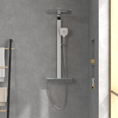 Dušo sistema VILLEROY&BOCH Infinity termostatinė, 240mm dušo galva, chromas 3 Dušo sistema VILLEROY&BOCH Infinity termostatinė, 240mm dušo galva, chromas 3