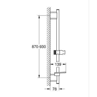 Dušo stovas Grohe RAINSHOWER SMARTACTIVE 90 cm 3 Dušo stovas Grohe RAINSHOWER SMARTACTIVE 90 cm 3