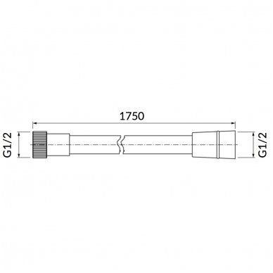Dušo žarna Omnires 024-XCR 175 cm 1 Dušo žarna Omnires 024-XCR 175 cm 1