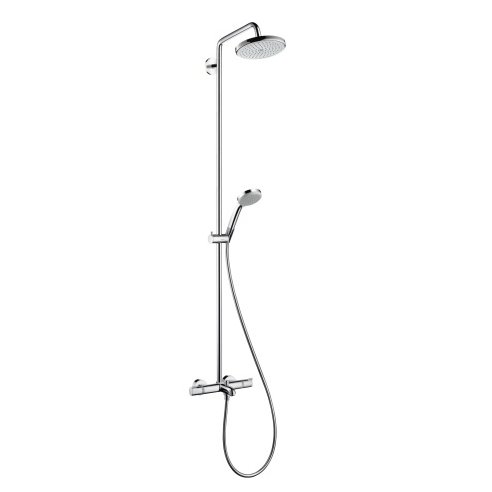 Virštinkinė dušo sistema su termostatu voniai Hansgrohe Croma 220 Virštinkinė dušo sistema su termostatu voniai Hansgrohe Croma 220