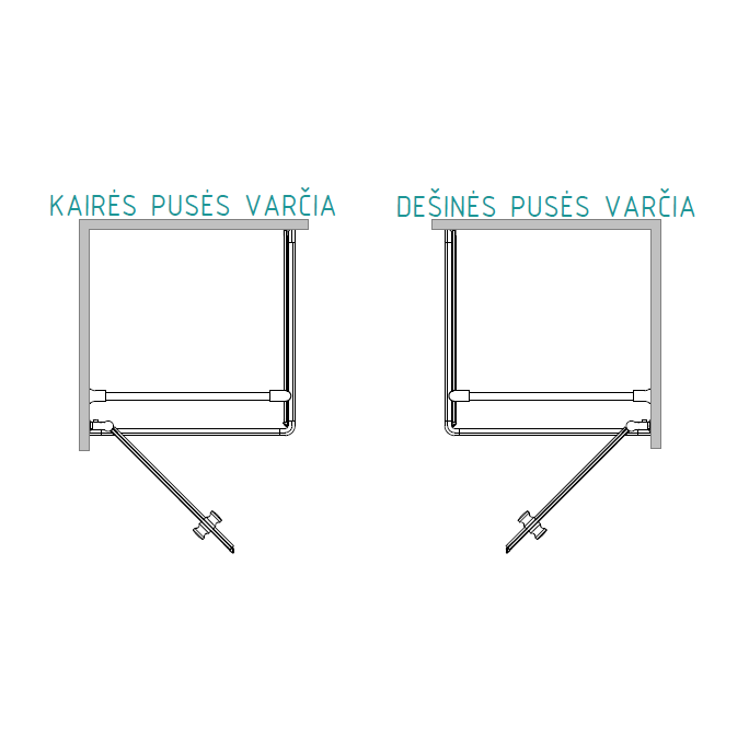 Dušo kabina Brasta Glass Nora 1