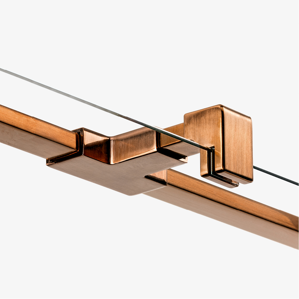 Dušo kabina New Trendy Avexa Copper Brushed, pasirenkamas dydis ir pusė 6