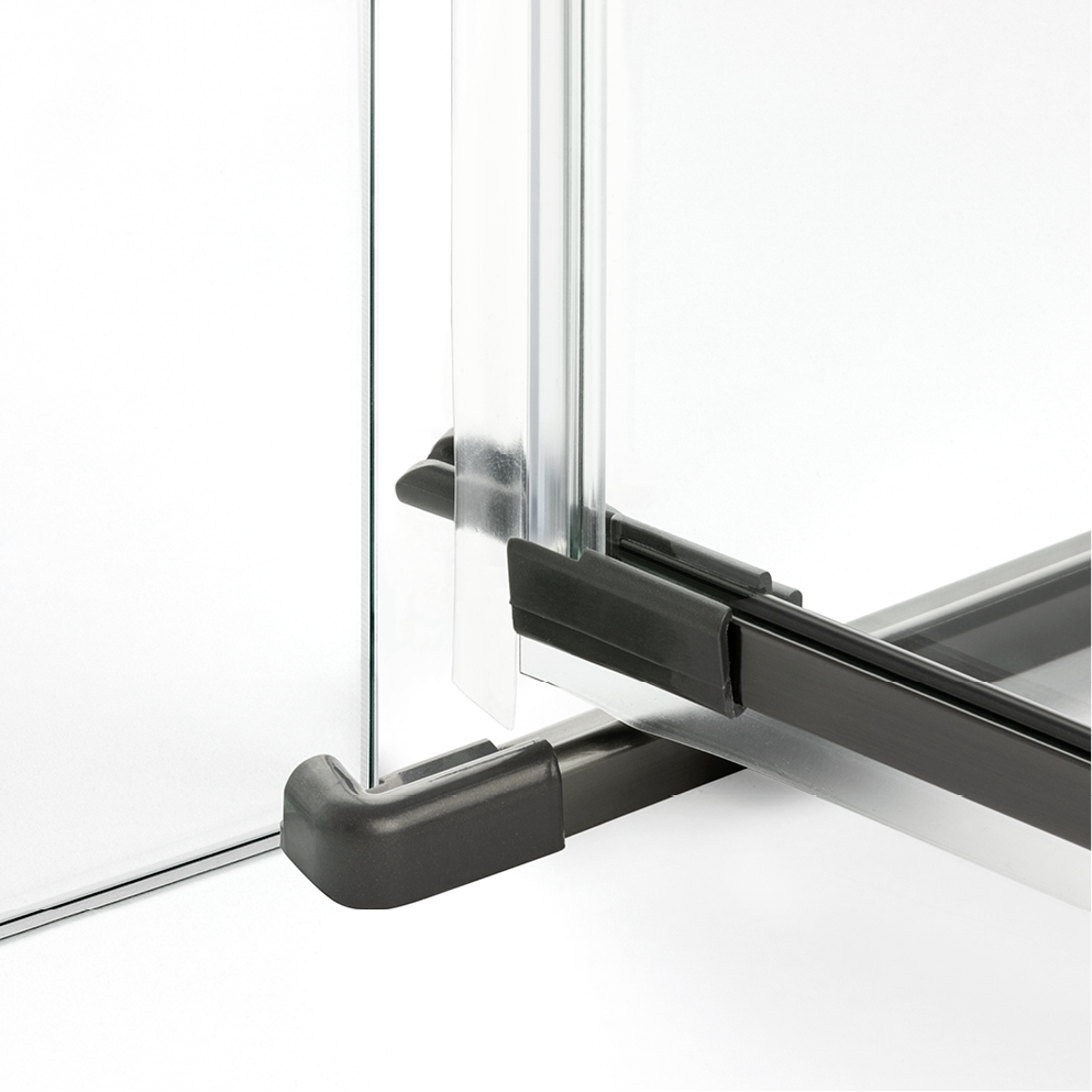 Dušo kabina New Trendy Avexa Gunmetal Brushed 2D, pasirenkamas dydis 4 Dušo kabina New Trendy Avexa Gunmetal Brushed 2D, pasirenkamas dydis 4