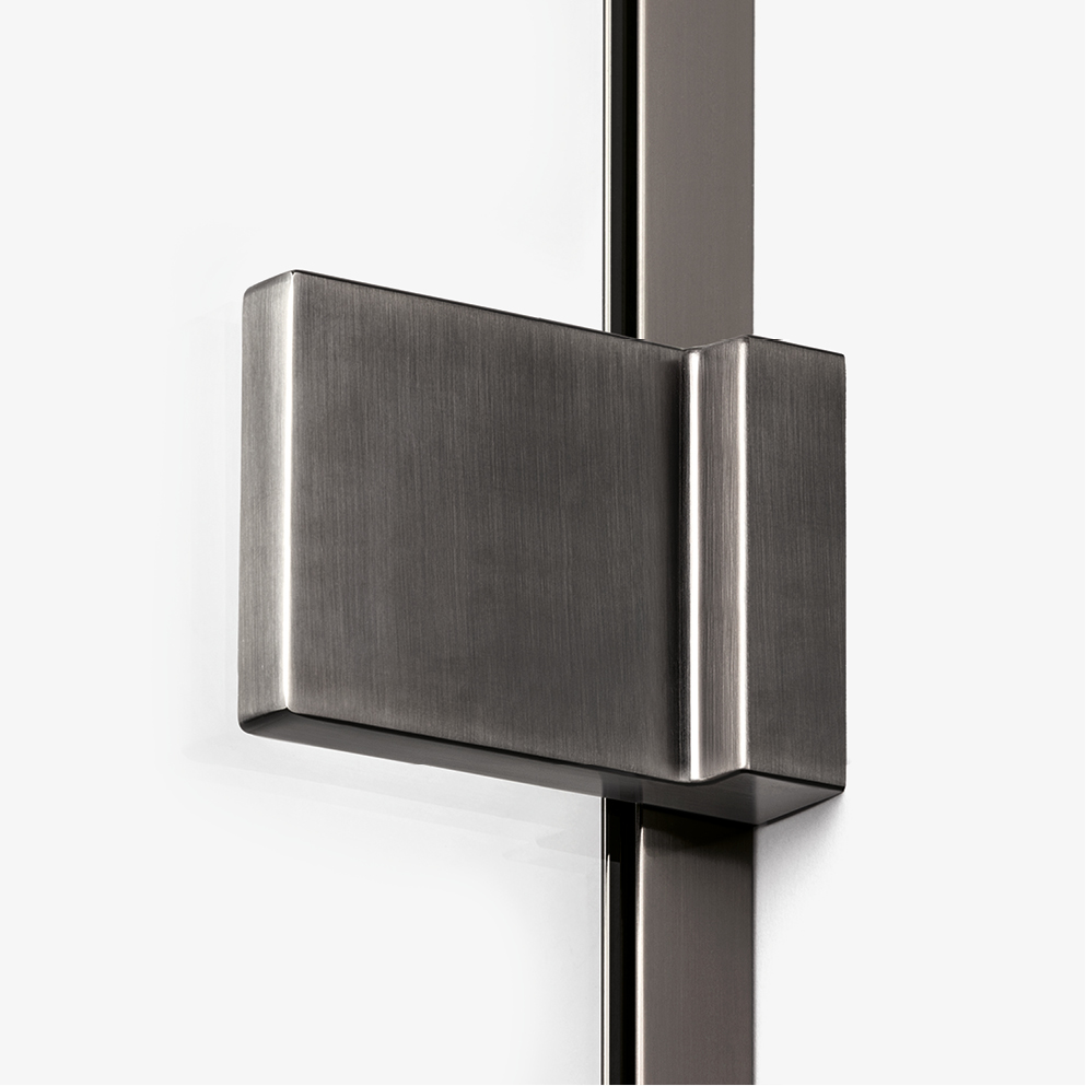 Dušo kabina New Trendy Avexa Gunmetal Brushed, pasirenkamas dydis ir pusė 2 Dušo kabina New Trendy Avexa Gunmetal Brushed, pasirenkamas dydis ir pusė 2