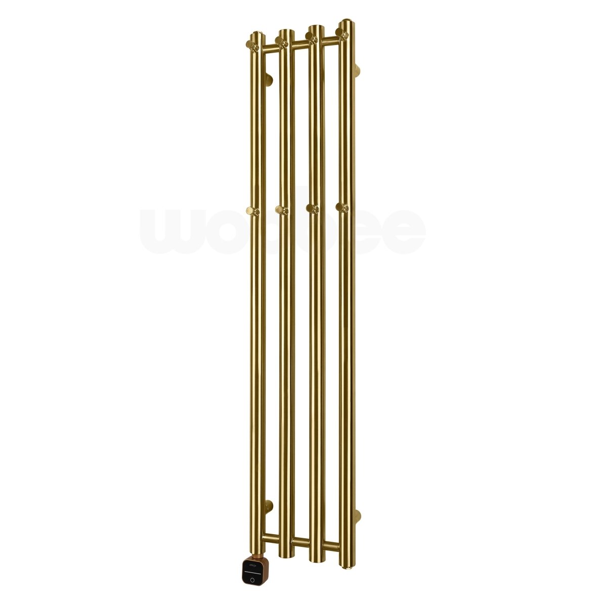 Elektrinis džiovintuvas Wobbee BARNA 26x120cm be laido, kairinis, pvd braižyto aukso spalvos 1