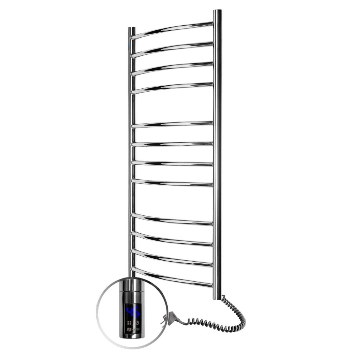 Elektrinis rankšluosčių džiovintuvas Navin Camelia 480x1200, chromas, (laidas dešinėje) 1