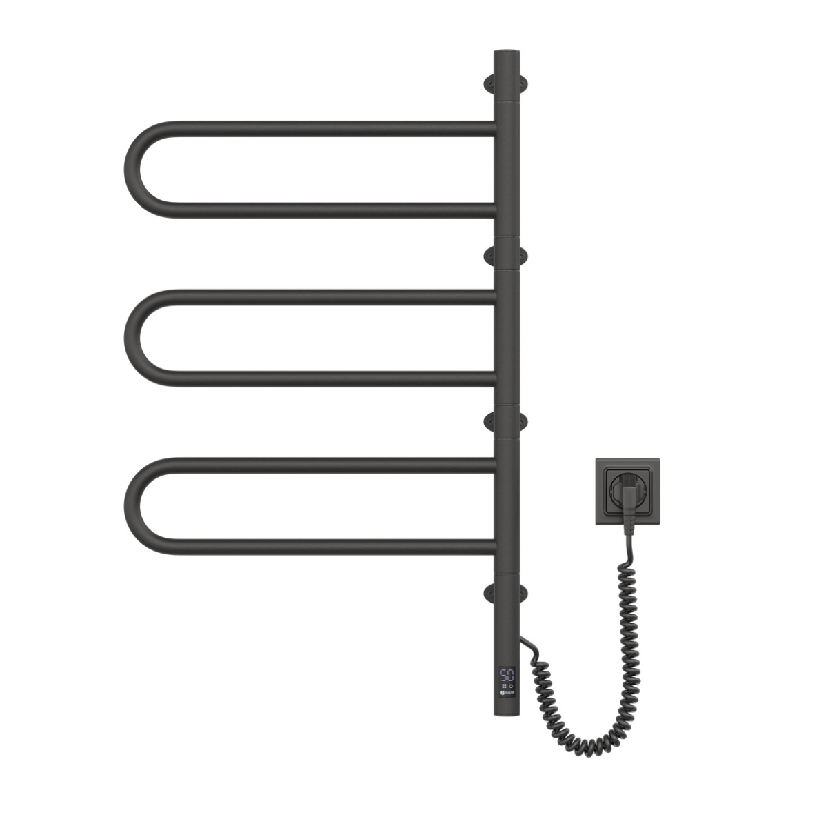 Elektrinis rankšluosčių džiovintuvas Navin Fouette 480x800 Sensor, juodas Elektrinis rankšluosčių džiovintuvas Navin Fouette 480x800 Sensor, juodas