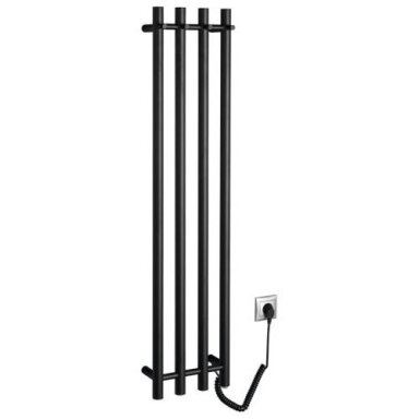 Elektrinis džiovintuvas PAPINADO 263x1200 mm juoda matinis Elektrinis džiovintuvas PAPINADO 263x1200 mm juoda matinis