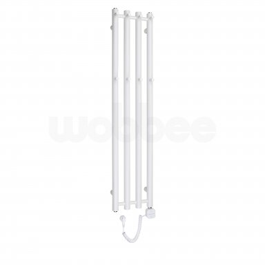 Elektrinis džiovintuvas Wobbee BARNA 26x120cm su laidu dešinėje pusėje, baltos spalvos Elektrinis džiovintuvas Wobbee BARNA 26x120cm su laidu dešinėje pusėje, baltos spalvos