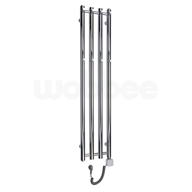 Elektrinis džiovintuvas Wobbee BARNA 26x120cm su laidu dešinėje pusėje, chromo spalvos Elektrinis džiovintuvas Wobbee BARNA 26x120cm su laidu dešinėje pusėje, chromo spalvos