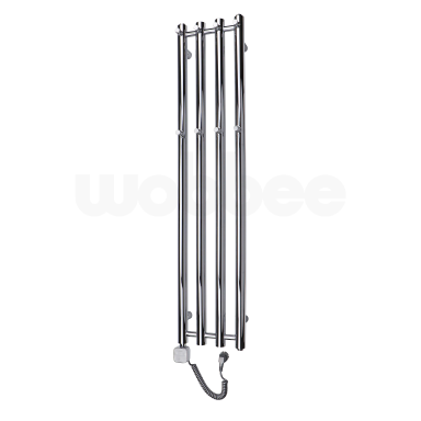 Elektrinis džiovintuvas Wobbee BARNA 26x120cm su laidu kairėje pusėje, chromo spalvos Elektrinis džiovintuvas Wobbee BARNA 26x120cm su laidu kairėje pusėje, chromo spalvos
