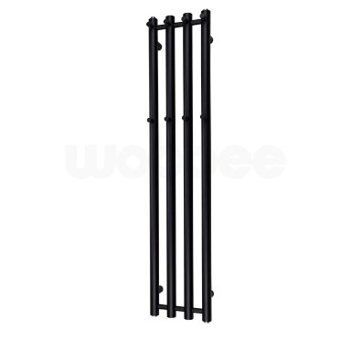 Elektrinis džiovintuvas Wobbee BARNA 26x120cm su laidu kairėje pusėje, juodos matinės spalvos Elektrinis džiovintuvas Wobbee BARNA 26x120cm su laidu kairėje pusėje, juodos matinės spalvos