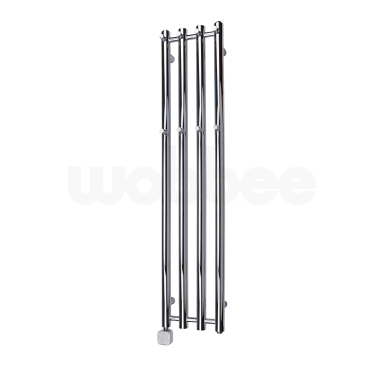 Elektrinis džiovintuvas Wobbee BARNA 26x120cm su paslėptu montavimu kairėje pusėje, chromo spalvos Elektrinis džiovintuvas Wobbee BARNA 26x120cm su paslėptu montavimu kairėje pusėje, chromo spalvos