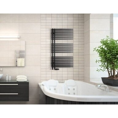 Elektrinis rankšluosčių džiovintuvas Luxrad TYP E 88,3 x 50 cm RAL9002 su tenu