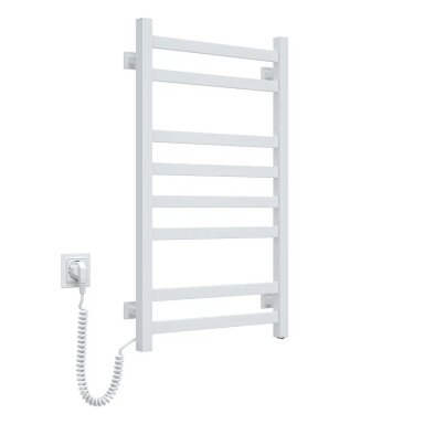 Elektrinis rankšluosčių džiovintuvas Navin Avangard 48 x 80 cm, baltos spalvos, kairinis Elektrinis rankšluosčių džiovintuvas Navin Avangard 48 x 80 cm, baltos spalvos, kairinis