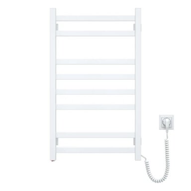 Elektrinis rankšluosčių džiovintuvas Navin Avangard 48 x 80 cm, baltos spalvos, dešininis Elektrinis rankšluosčių džiovintuvas Navin Avangard 48 x 80 cm, baltos spalvos, dešininis