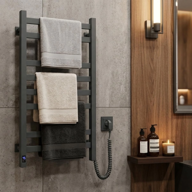 Elektrinis rankšluosčių džiovintuvas Navin Avangard 480×800 Sensor, dešinė pusė, antracitas Elektrinis rankšluosčių džiovintuvas Navin Avangard 480×800 Sensor, dešinė pusė, antracitas