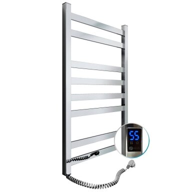 Elektrinis rankšluosčių džiovintuvas Navin Avangard Sensor 480x800, chromo, su laikmačiu, (laidas kairėje) Elektrinis rankšluosčių džiovintuvas Navin Avangard Sensor 480x800, chromo, su laikmačiu, (laidas kairėje)