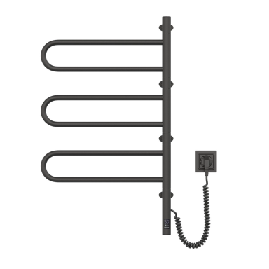Elektrinis rankšluosčių džiovintuvas Navin Fouette 480x800 Sensor, juodas