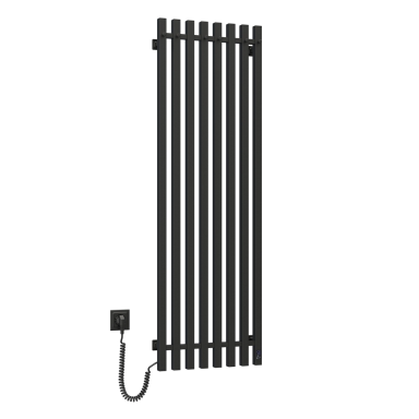 Elektrinis rankšluosčių džiovintuvas Navin Levante 450x1400 Sensor su WI-FI, kairė, juodas