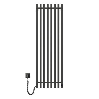 Elektrinis rankšluosčių džiovintuvas Navin Levante 450x1400 Sensor su WI-FI, kairė, juodas