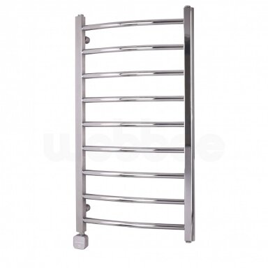 Elektrinis rankšluosčių džiovintuvas WOBBEE BRYMBO 50x90cm, kairinis, be laido chromo spalvos Elektrinis rankšluosčių džiovintuvas WOBBEE BRYMBO 50x90cm, kairinis, be laido chromo spalvos