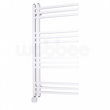 Elektrinis rankšluosčių džiovintuvas WOBBEE FLINT WHITE 50x100cm baltas kairinis su tenu paslėptu montavimu Elektrinis rankšluosčių džiovintuvas WOBBEE FLINT WHITE 50x100cm baltas kairinis su tenu paslėptu montavimu
