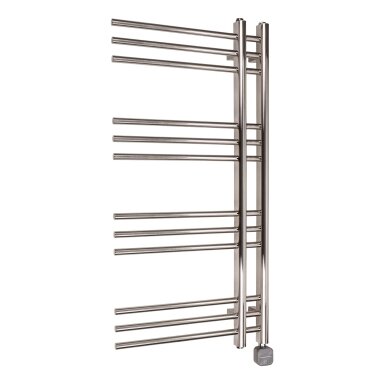 Elektrinis rankšluosčių džiovintuvas WOBBEE GLASTON BRUSHED NICKEL PVD 50x100cm braižyto nikelio spalvos dešininis su tenu paslėptu montavimu Elektrinis rankšluosčių džiovintuvas WOBBEE GLASTON BRUSHED NICKEL PVD 50x100cm braižyto nikelio spalvos dešininis su tenu paslėptu montavimu
