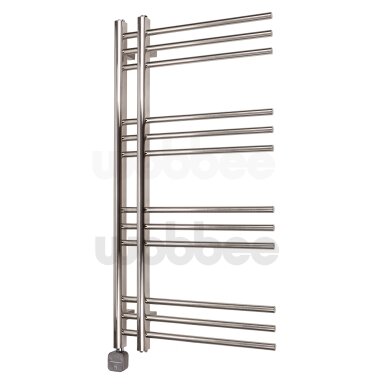 Elektrinis rankšluosčių džiovintuvas WOBBEE GLASTON BRUSHED NICKEL PVD 50x100cm braižyto nikelio spalvos kairinis su tenu paslėptu montavimu Elektrinis rankšluosčių džiovintuvas WOBBEE GLASTON BRUSHED NICKEL PVD 50x100cm braižyto nikelio spalvos kairinis su tenu paslėptu montavimu