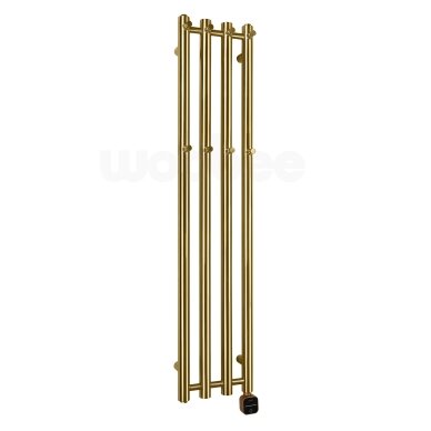 Elektrinis džiovintuvas Wobbee BARNA 26x120cm be laido, dešininis, pvd braižyto aukso spalvos Elektrinis džiovintuvas Wobbee BARNA 26x120cm be laido, dešininis, pvd braižyto aukso spalvos