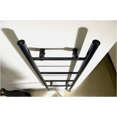Juodas elektrinis džiovintuvas KARBO 87 W, 400x1120 mm 4