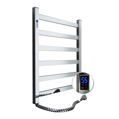 Elektrinis rankšluosčių džiovintuvas Navin Avangard Sensor 480x600, chromo, su laikmačiu, (laidas kairėje) Elektrinis rankšluosčių džiovintuvas Navin Avangard Sensor 480x600, chromo, su laikmačiu, (laidas kairėje)