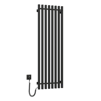 Elektrinis rankšluosčių džiovintuvas Navin Levante 450x1400 Sensor su WI-FI, kairė, juodas 1