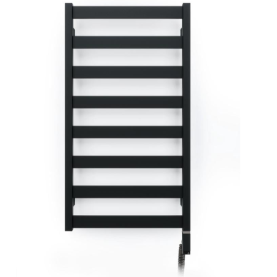 Elektrinis rankšluosčių džiovintuvas Terma Vivo, metalinė juoda sp., 50 cm x 115 cm, 400 W Elektrinis rankšluosčių džiovintuvas Terma Vivo, metalinė juoda sp., 50 cm x 115 cm, 400 W