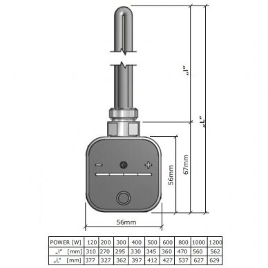 Elektrinis tenas HEATQ NEX su spiraliniu laidu 300W baltas 1 Elektrinis tenas HEATQ NEX su spiraliniu laidu 300W baltas 1