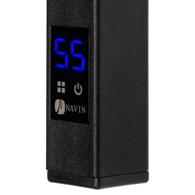 El.rankšluosčių džiovintuvas Navin Grandis 480*1000 Sensor su laikmačiu, dešinė, juodas 6