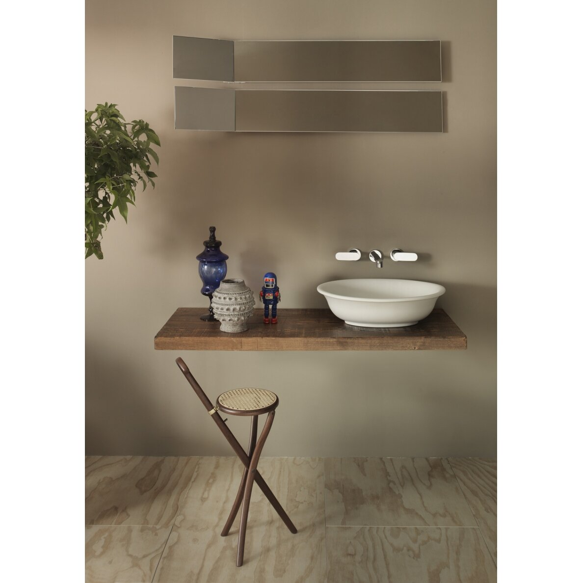 Flaminia Boll 420x420xH145 pastatomas praustuvas, spalvų pasirinkimas 5