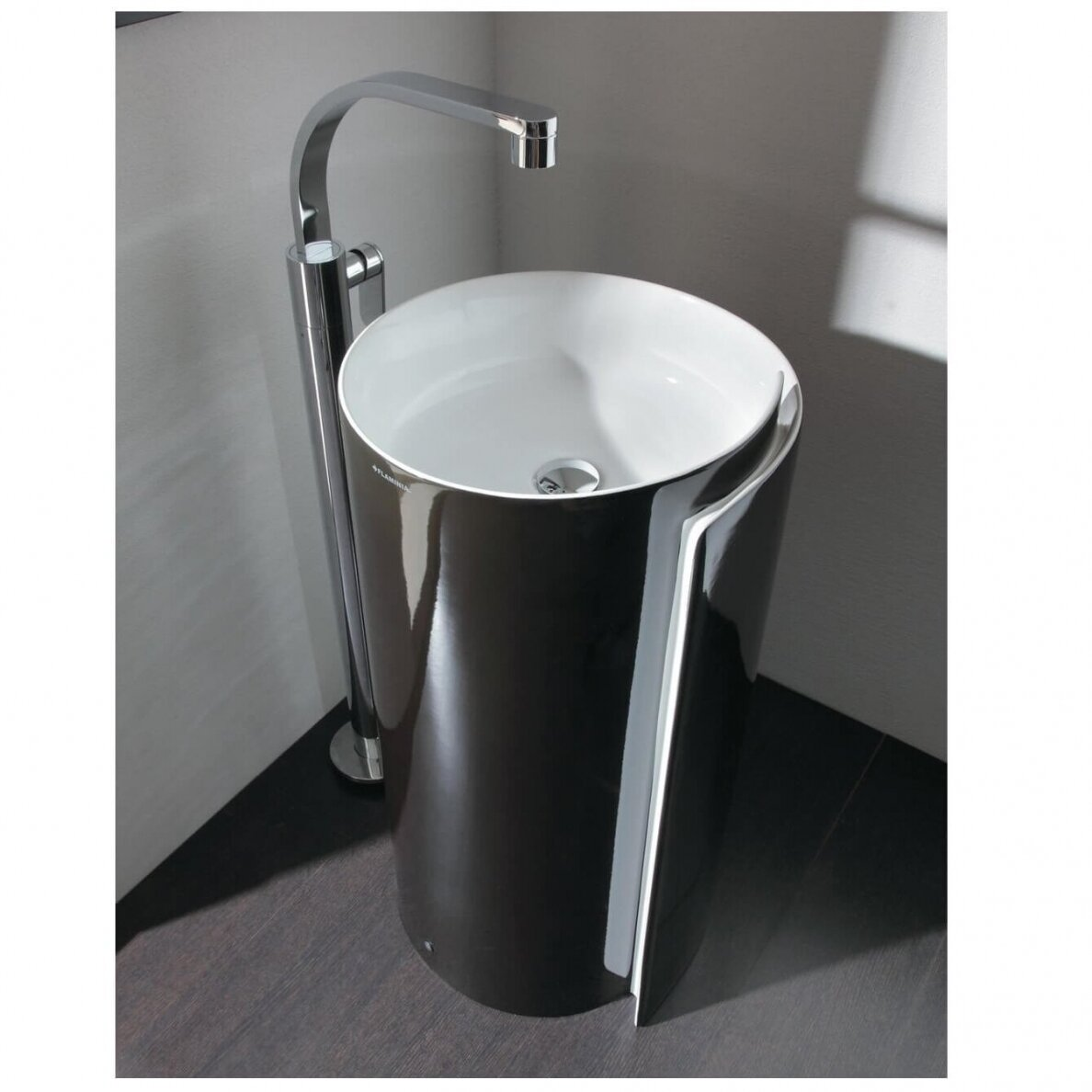 Flaminia Roll 440x440xH850 laisvai pastatomas praustuvas, spalvų pasirinkimas 1