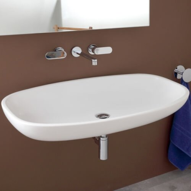 Flaminia Nuda 950x545xH170 pastatomas arba pakabinamas praustuvas, baltas blizgus Flaminia Nuda 950x545xH170 pastatomas arba pakabinamas praustuvas, baltas blizgus