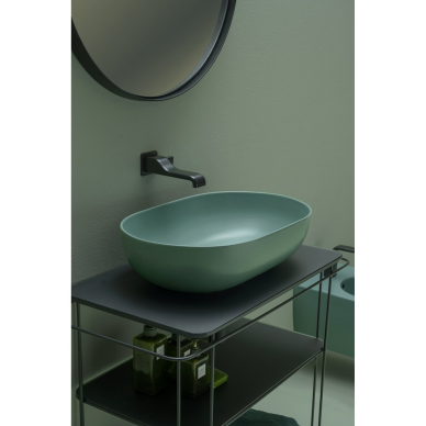 Flaminia App 62x40 pastatomas ant stalviršio praustuvas, spalvų pasirinkimas 6