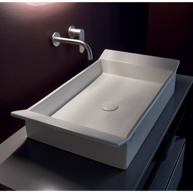 Flaminia Box 725x400mm pastatomas praustuvas, spalvų pasirinkimas Flaminia Box 725x400mm pastatomas praustuvas, spalvų pasirinkimas