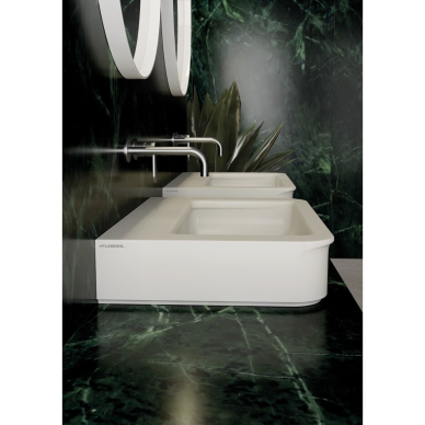 Flaminia MADRE 750x500xH140 pastatomas arba pakabinamas praustuvas, spalvų pasirinkimas 1