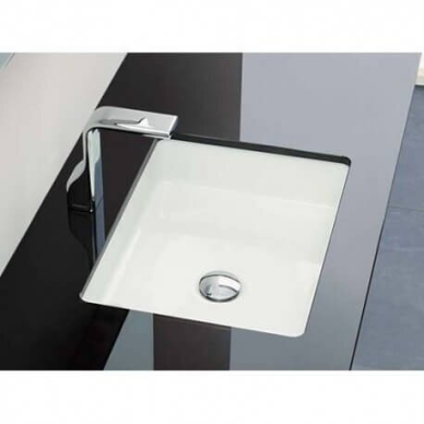 Flaminia Miniwash 350x350xH120 iš apačios montuojamas praustuvas, baltas blizgus Flaminia Miniwash 350x350xH120 iš apačios montuojamas praustuvas, baltas blizgus