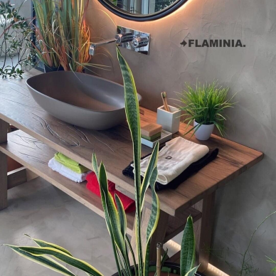 Flaminia Nuda 60x39 pastatomas ant stalviršio praustuvas, spalvų pasirinkimas 4