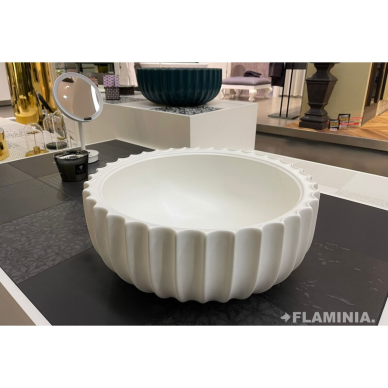 Flaminia Settecento 44 pastatomas ant stalviršio praustuvas, spalvų pasirinkimas 3 Flaminia Settecento 44 pastatomas ant stalviršio praustuvas, spalvų pasirinkimas 3