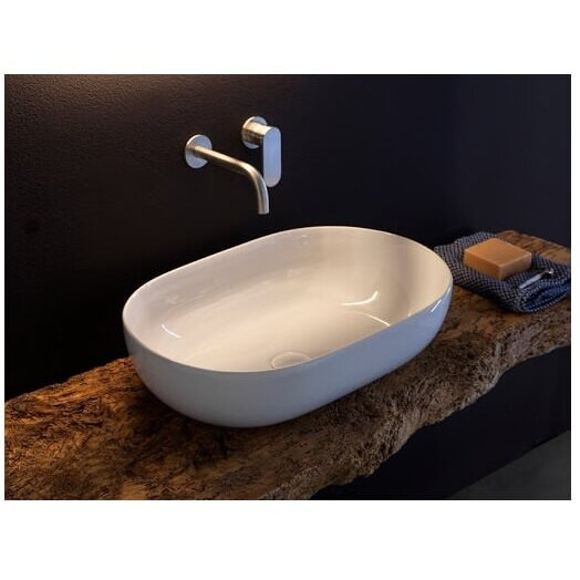 Flaminia App 62x40 pastatomas ant stalviršio praustuvas, spalvų pasirinkimas